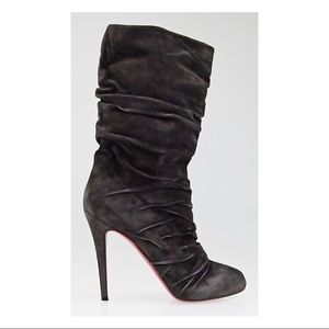Christian Louboutin Piros Mid-Calf Boots